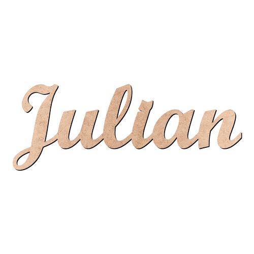 Recorte Julian Script Mt Std / MDF 3mm