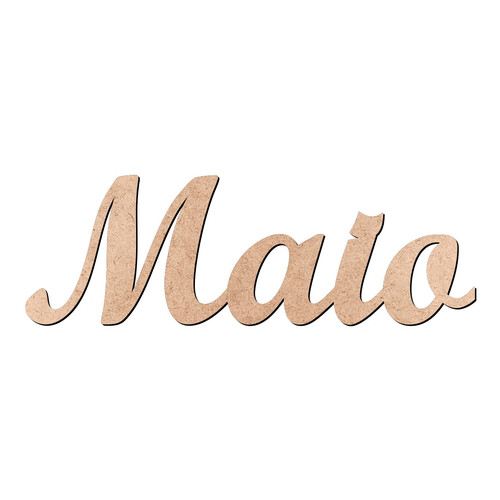 Recorte Maio Script Mt Std / MDF 3mm