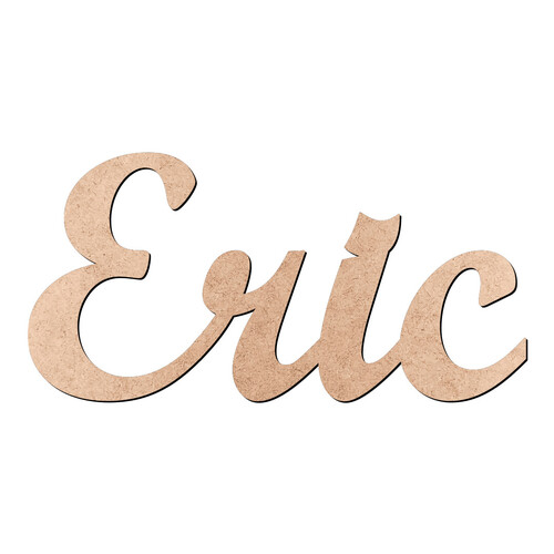 Recorte Eric Script Mt Std / MDF 3mm