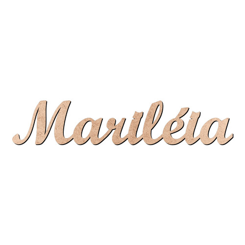 Recorte Mariléia Script Mt Std / MDF 3mm
