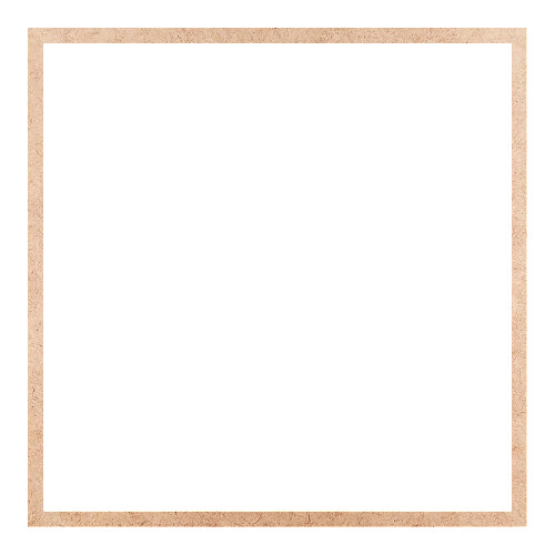 Recorte Moldura Quadrada 31 cm Borda 1 cm / MDF 3mm