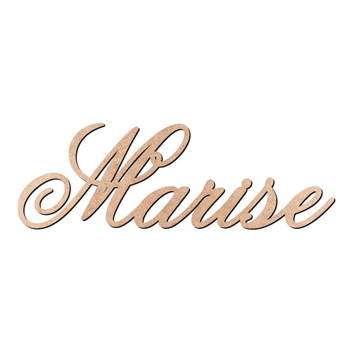 Recorte Marise Old Script / MDF 3mm