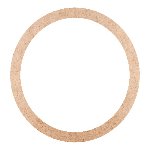 Recorte Moldura Arr 26 x 25 cm Borda 2 cm / MDF 3mm