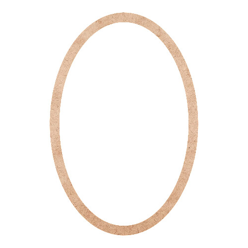 Recorte Moldura Arr 45 x 30 cm Borda 2 cm / MDF 3mm