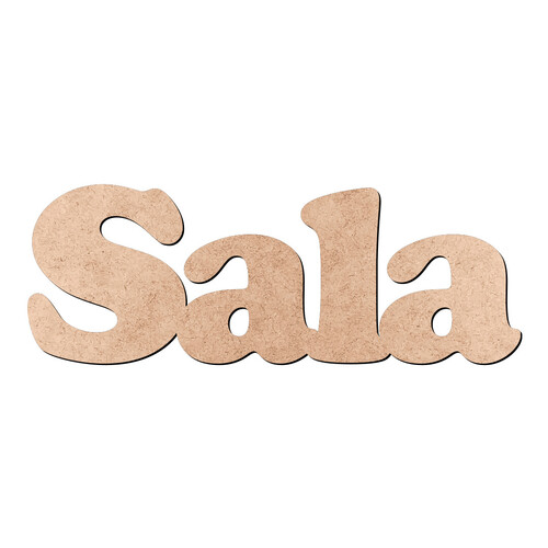 Recorte Sala Cooper Black / MDF 3mm