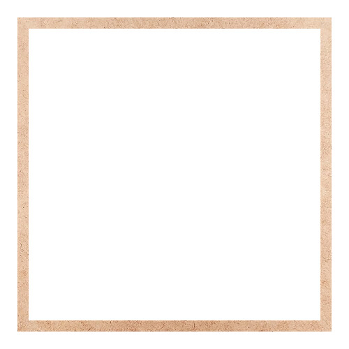Recorte Moldura Quadrada 28 cm Borda 1 cm / MDF 3mm
