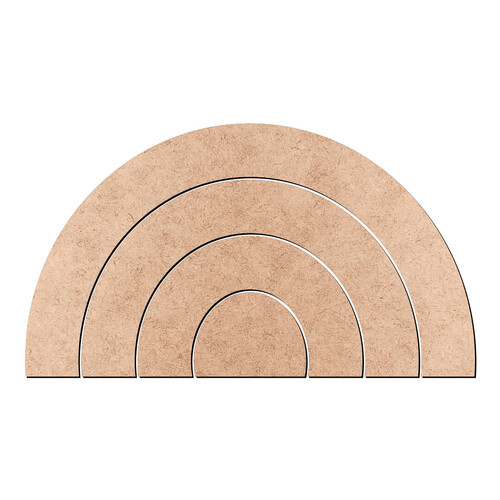 Recorte Arco-íris / MDF 3mm