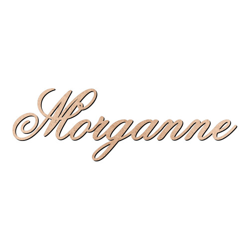 Recorte Morganne Old Script / MDF 3mm