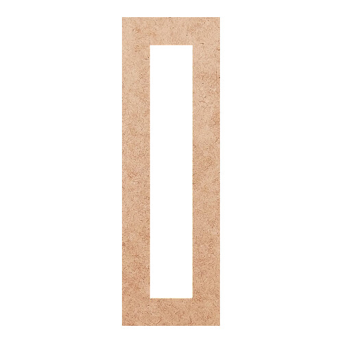 Recorte Moldura Ret 22 x 7 cm Borda 2 cm / MDF 3mm