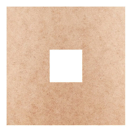 Recorte Moldura Quadrada 11 cm Borda 4 cm / MDF 3mm