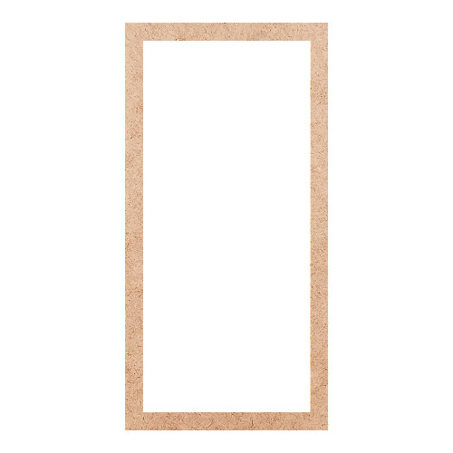 Recorte Moldura Ret 44 x 22 cm Borda 2 cm / MDF 3mm