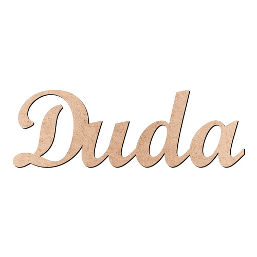 Recorte Duda Script Mt Std / MDF 3mm