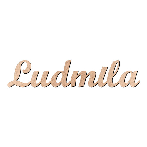 Recorte Ludmila Script Mt Std / MDF 3mm