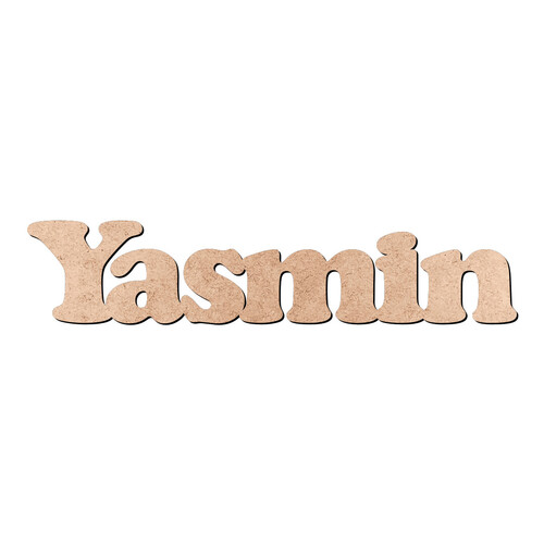 Recorte Yasmin Cooper Black / MDF 3mm