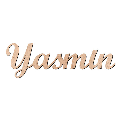 Recorte Yasmin Script Mt Std / MDF 3mm