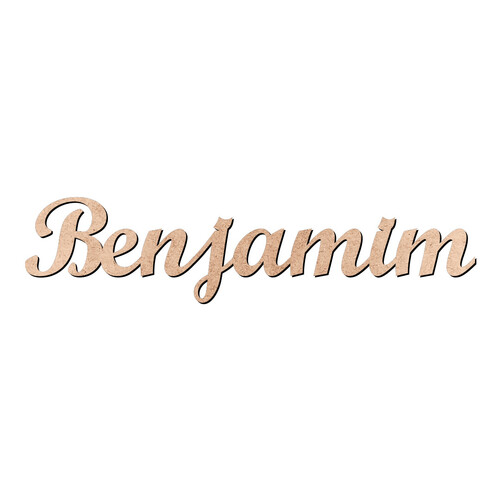 Recorte Benjamim Script Mt Std / MDF 3mm