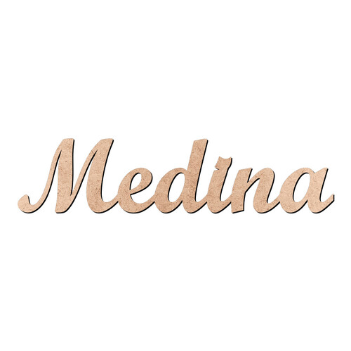 Recorte Medina Script Mt Std / MDF 3mm