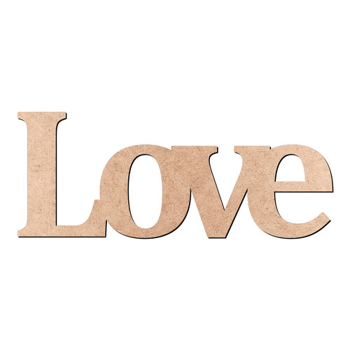 Recorte Love / MDF 3mm