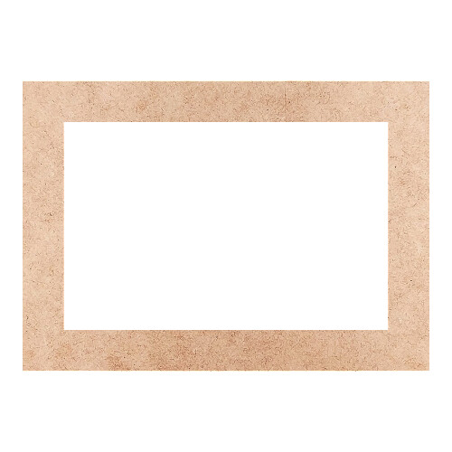 Recorte Moldura Ret 35 x 49 cm Borda 5 cm / MDF 3mm