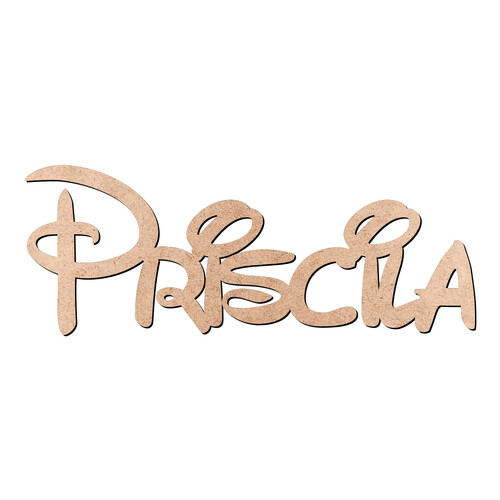 Recorte Priscila Disney / MDF 3mm