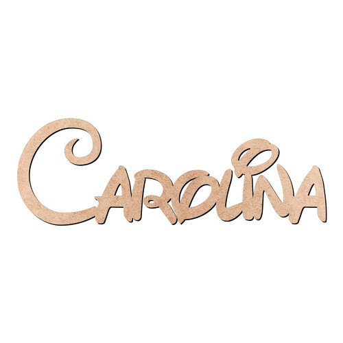 Recorte Carolina Disney / MDF 3mm