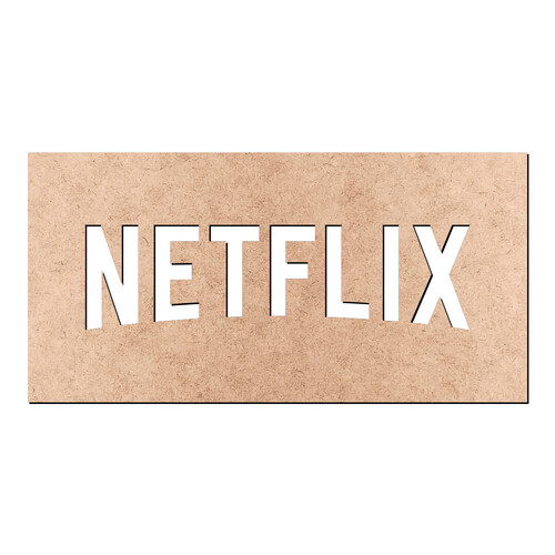 Recorte Netflix / MDF 3mm