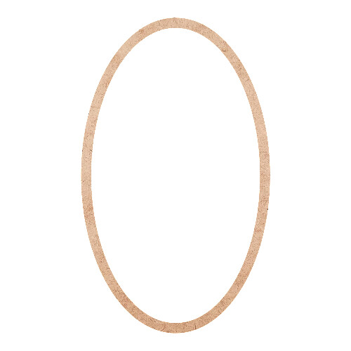 Recorte Moldura Arr 30 x 18 cm Borda 1 cm / MDF 3mm