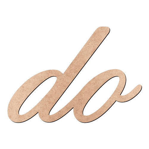 Recorte do Old Script / MDF 3mm
