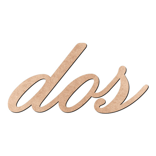 Recorte dos Old Script / MDF 3mm