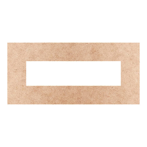 Recorte Moldura Ret 46 x 98 cm Borda 14 cm / MDF 3mm