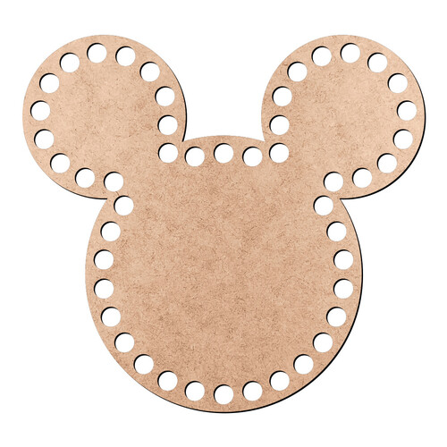 Recorte Base Mickey 15 x 16 cm / MDF 3mm