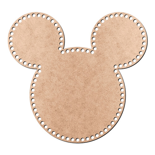 Recorte Base Mickey 30 x 32 cm / MDF 3mm