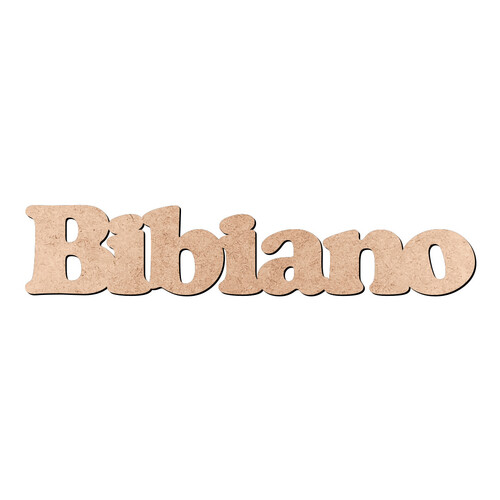 Recorte Bibiano Cooper Black / MDF 3mm