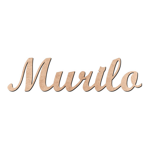 Recorte Murilo Script Mt Std / MDF 3mm