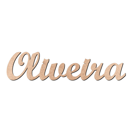 Recorte Oliveira Script Mt Std / MDF 3mm