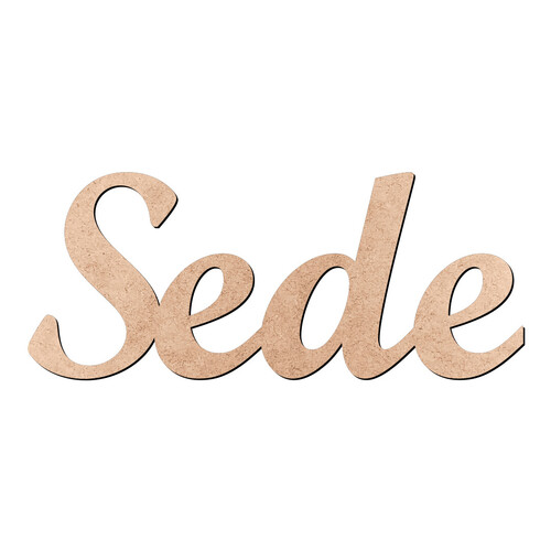Recorte Sede Script Mt Std / MDF 3mm