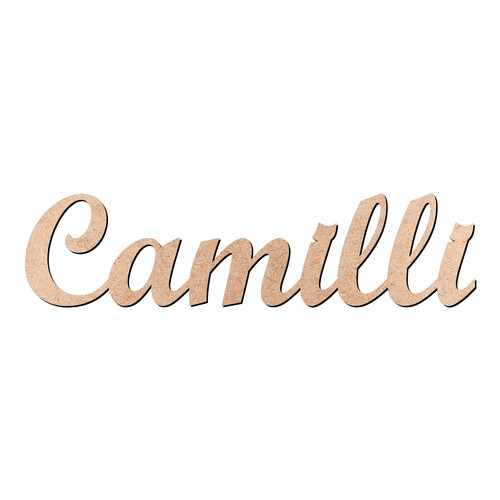 Recorte Camilli Script Mt Std / MDF 3mm