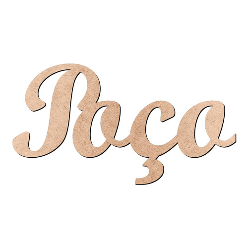 Recorte Poço Script Mt Std / MDF 3mm