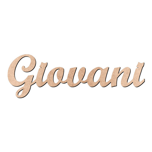 Recorte Giovani Script Mt Std / MDF 3mm