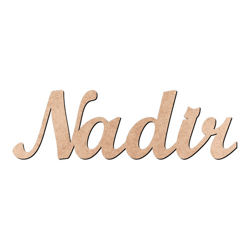 Recorte Nadir Script Mt Std / MDF 3mm