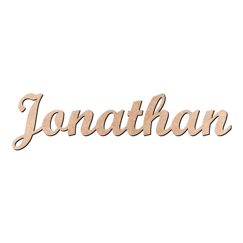 Recorte Jonathan Script Mt Std / MDF 3mm