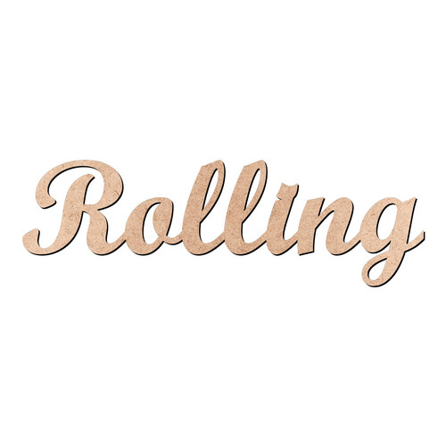 Recorte Rolling Script Mt Std / MDF 3mm