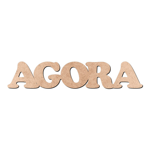 Recorte AGORA Cooper Black / MDF 3mm