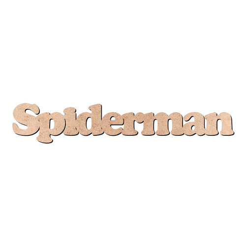 Recorte Spiderman Cooper Black / MDF 3mm