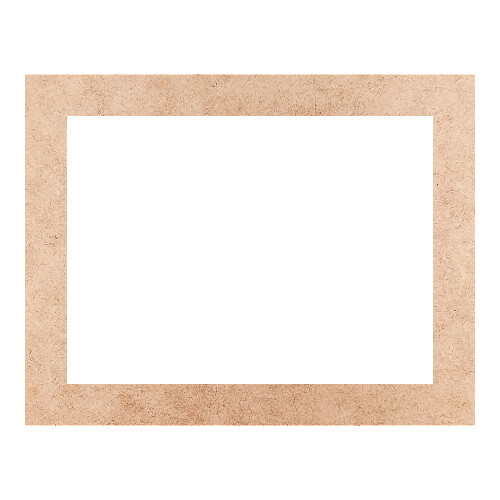 Recorte Moldura Ret 25 x 32 cm Borda 3 cm / MDF 3mm