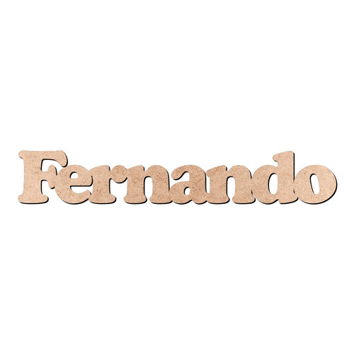 Recorte Fernando Cooper Black / MDF 3mm