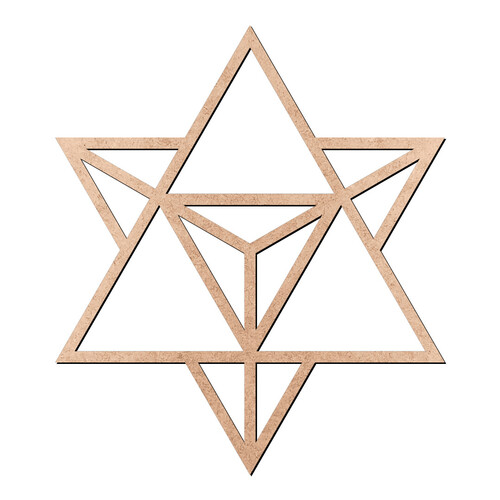 Recorte Merkabah / MDF 3mm