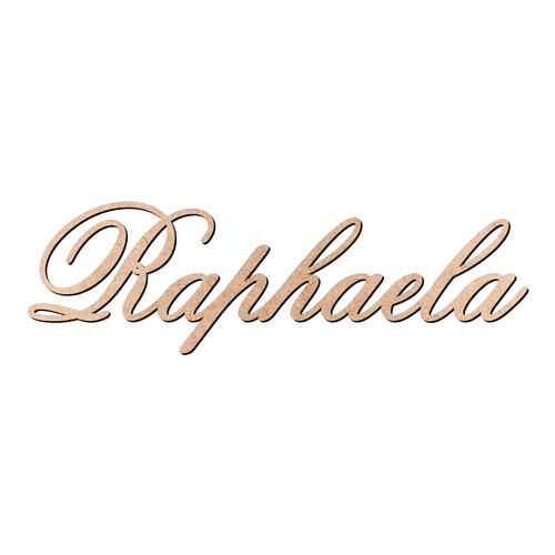Recorte Raphaela Old Script / MDF 3mm