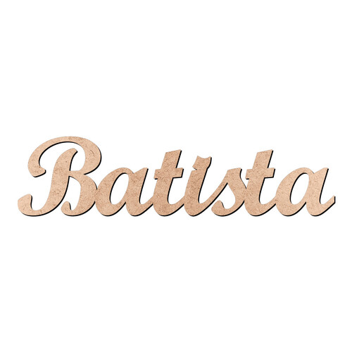 Recorte Batista Script Mt Std / MDF 3mm