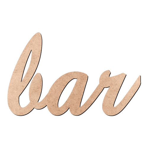 Recorte bar Amaze / MDF 3mm